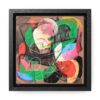 Interwoven Symphony No1 | Modern Abstract Print in Bright Colorful Maximalist Style | Framed Gallery Wrapped Canvas