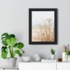 Neutral Botanical Dried Prairie Grass 2 of 3 | Framed Poster