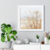Neutral Botanical Dried Prairie Grass 1 of 3 | Framed Poster