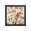 Vintage Floral Motifs with Flowers 01 | Framed Poster