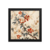 Vintage Floral Motifs with Flowers 03 | Framed Poster