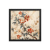 Vintage Floral Motifs with Flowers 03 | Framed Poster