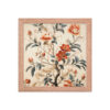 Vintage Floral Motifs with Flowers 01 | Framed Poster