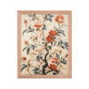Vintage Floral Motifs with Flowers 01 | Framed Poster