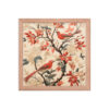 Vintage Floral Motifs with Birds 02 | Framed poster