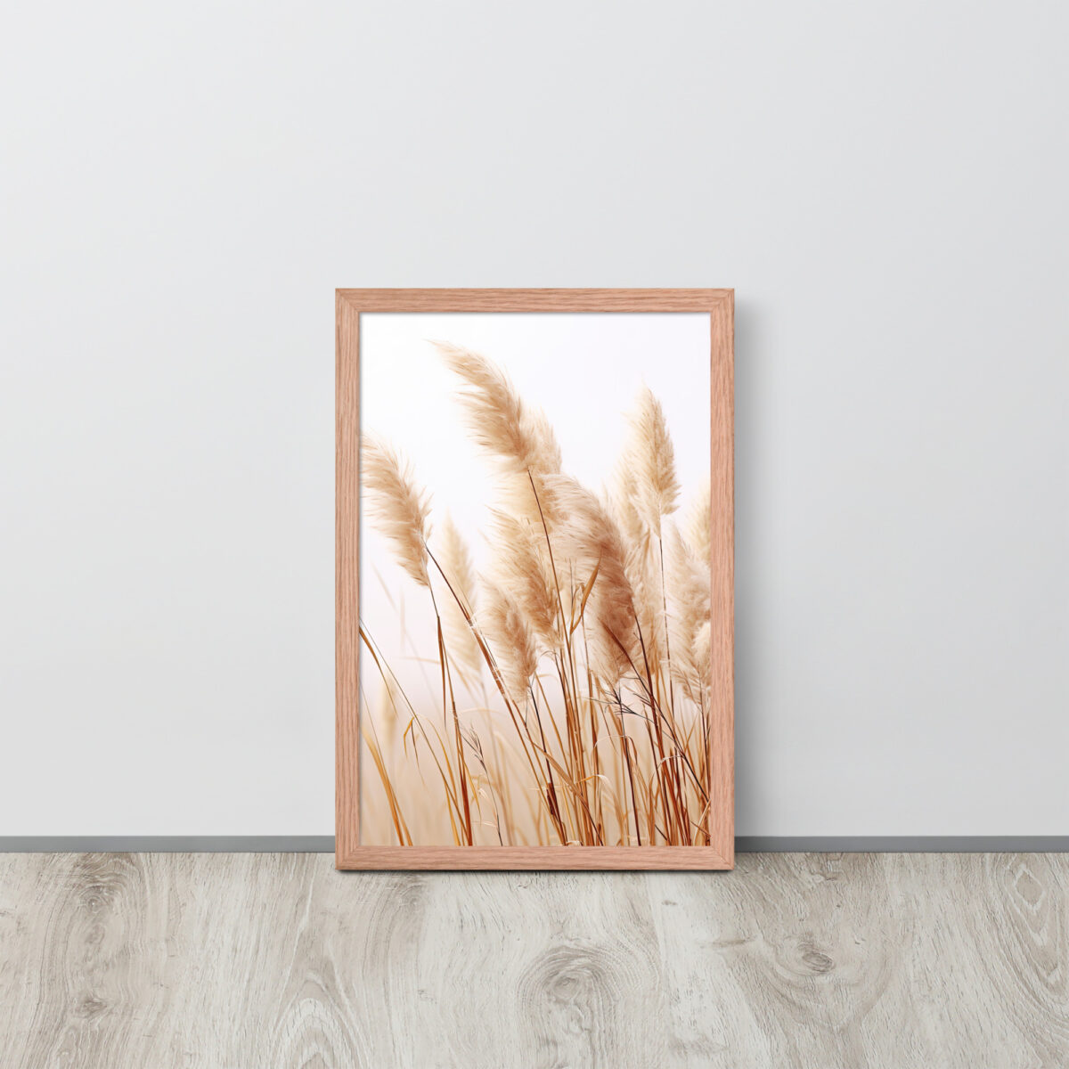 Dried Prairier Pampas Grass | Framed Poster