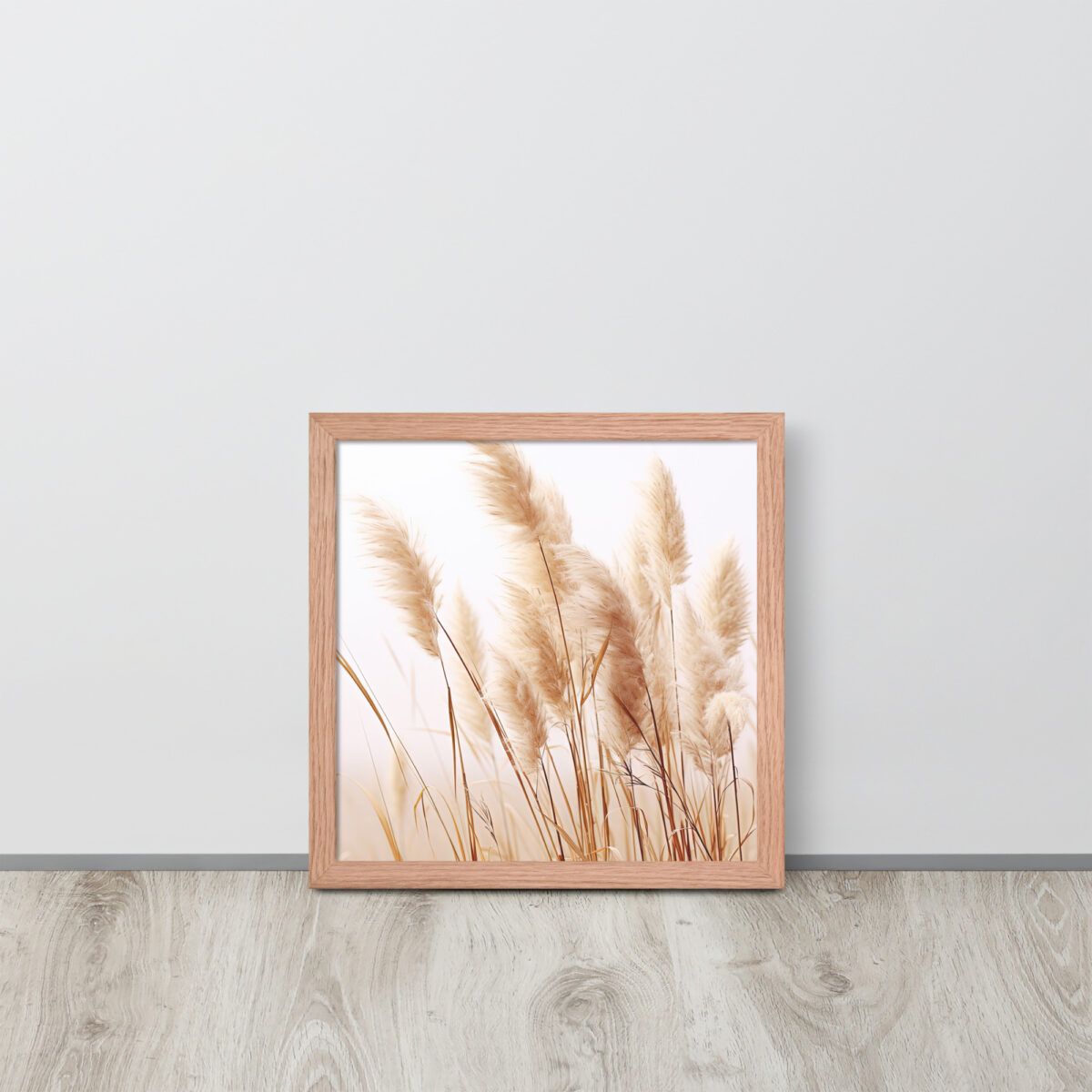 Dried Prairier Pampas Grass | Framed Poster