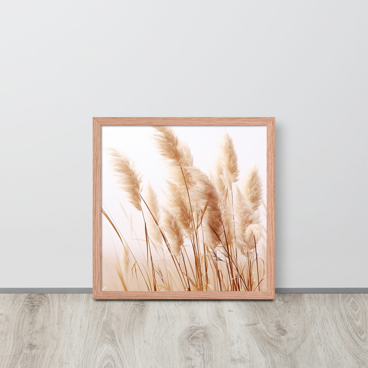 Dried Prairier Pampas Grass | Framed Poster