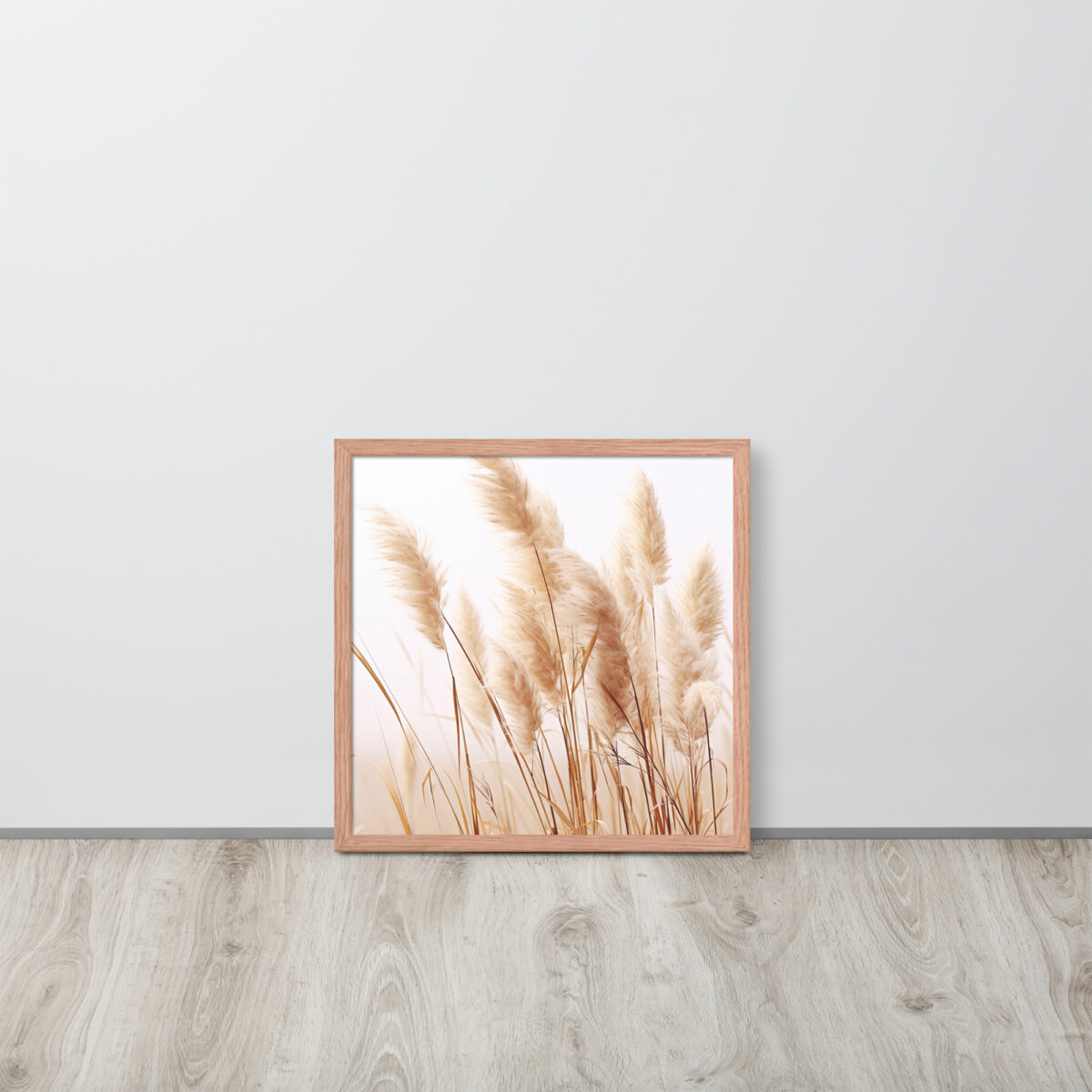 Dried Prairier Pampas Grass | Framed Poster
