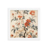 Vintage Floral Motifs with Flowers 01 | Framed Poster