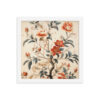 Vintage Floral Motifs with Flowers 01 | Framed Poster