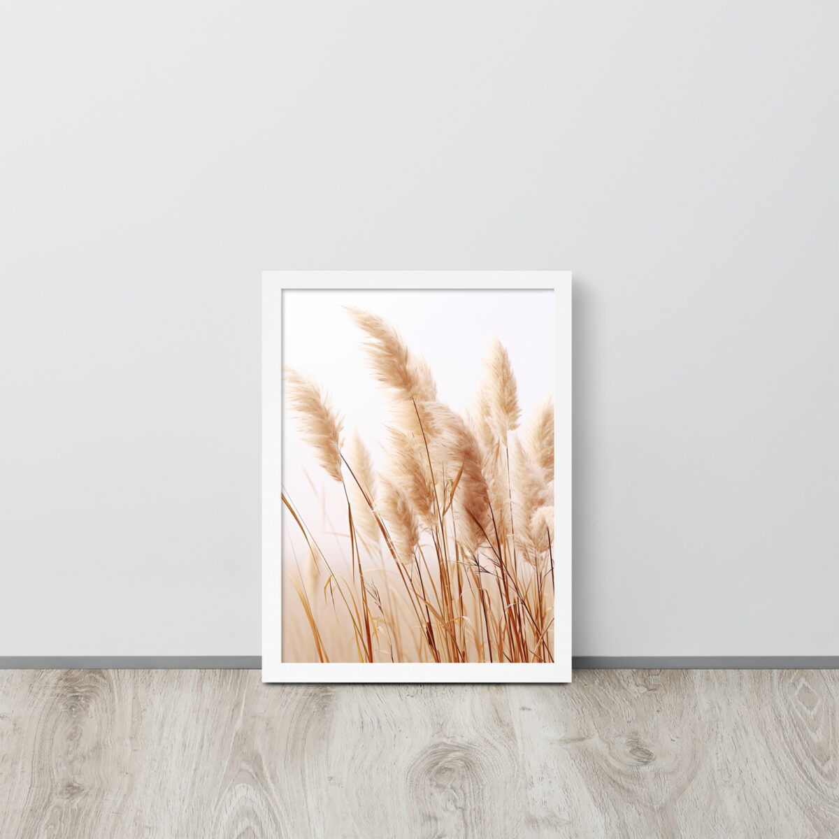 Dried Prairier Pampas Grass | Framed Poster