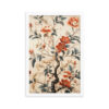 Vintage Floral Motifs with Flowers 01 | Framed Poster