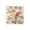 Vintage Floral Motifs with Flowers 01 | Framed Poster