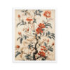 Vintage Floral Motifs with Flowers 01 | Framed Poster