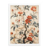 Vintage Floral Motifs with Flowers 01 | Framed Poster