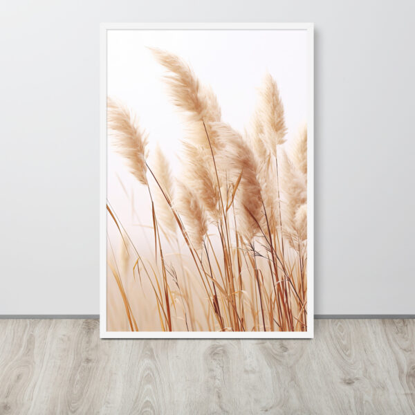 Dried Prairier Pampas Grass | Framed Poster
