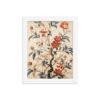 Vintage Floral Motifs with Flowers 01 | Framed Poster