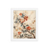 Vintage Floral Motifs with Flowers 03 | Framed Poster