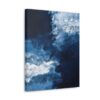 Icy Currents Blue Abstract Art | Gallery Wrapped Canvas