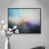 Alpenglow Mirage - Abstract Acrylic Painting | Framed Canvas Print