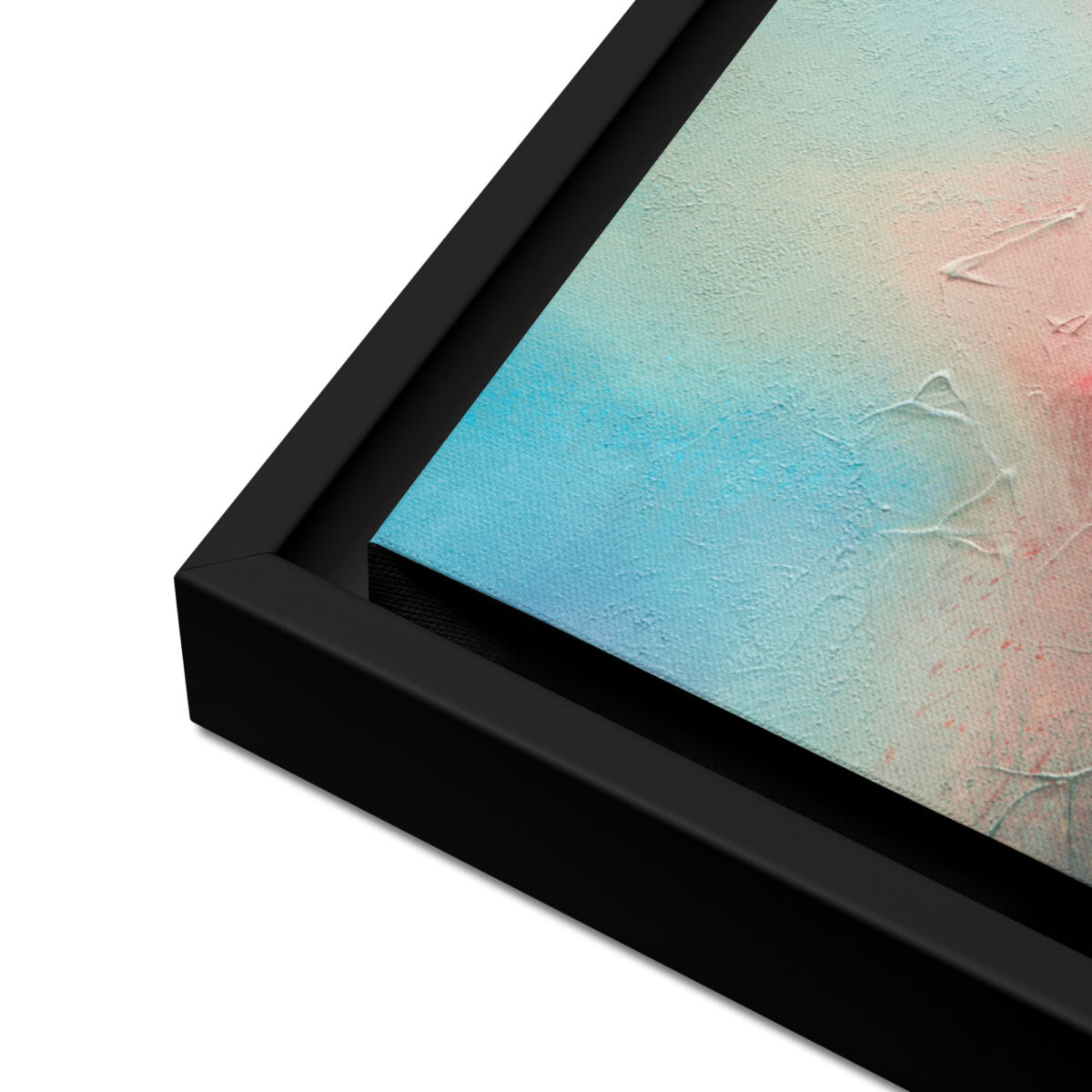 Alpenglow Mirage - Abstract Acrylic Painting | Framed Canvas Print