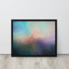 Alpenglow Mirage - Abstract Acrylic Painting | Framed Canvas Print