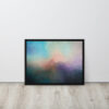 Alpenglow Mirage - Abstract Acrylic Painting | Framed Canvas Print