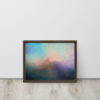 Alpenglow Mirage - Abstract Acrylic Painting | Framed Canvas Print