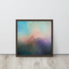 Alpenglow Mirage - Abstract Acrylic Painting | Framed Canvas Print