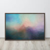 Alpenglow Mirage - Abstract Acrylic Painting | Framed Canvas Print