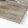 Canvas Edge of Two Horses Running on the Beach Wall Art - 3x1 Aspect Ratio - Floating Frame Canvas