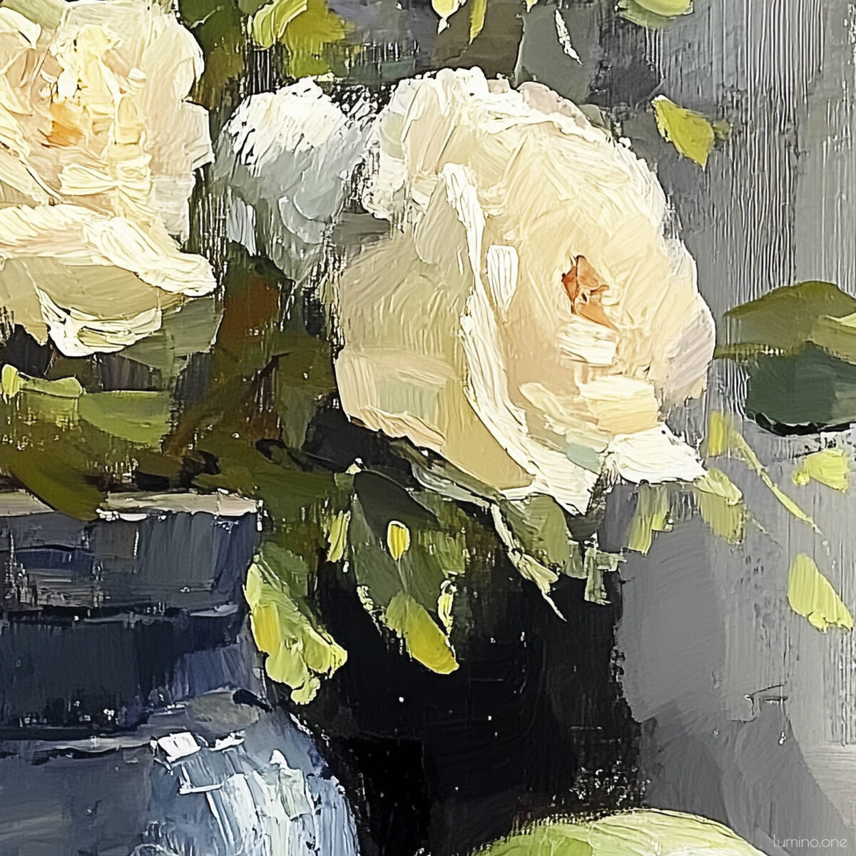 Closeup of Fruit Art Still Live Oil Painting for Kitchen Decor 1