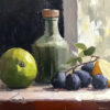 Fruit Art Still Live Oil Painting for Kitchen Decor 2 - Square