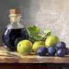 Fruit Art Still Live Oil Painting for Kitchen Decor 3 - Square
